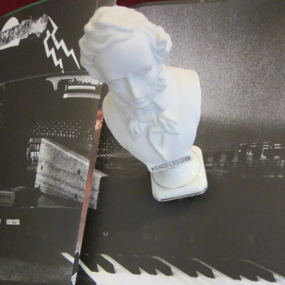 Andrea White Porcelain Composers Busts Made In Japan
